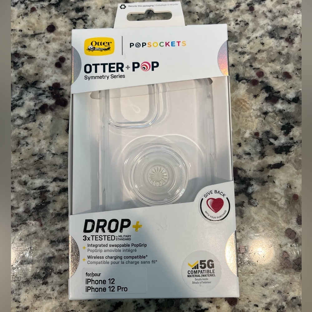 OTTERBOX POP SOCKET iPhone 12/12 Pro Case